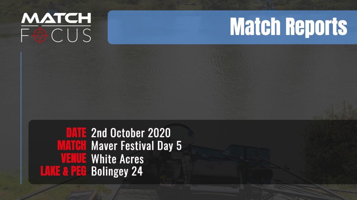 Maver Festival Day 5 – 2nd October 2020 Match Report