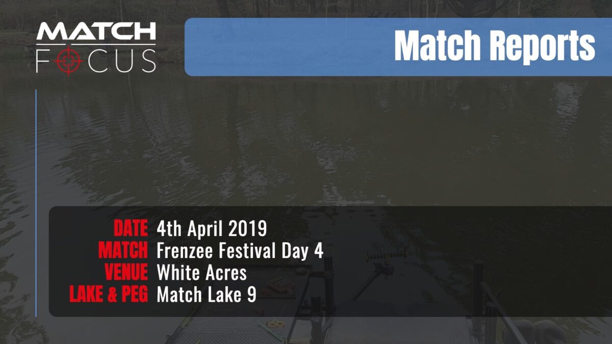 Frenzee Festival Day 4 – 4th April 2019 Match Report