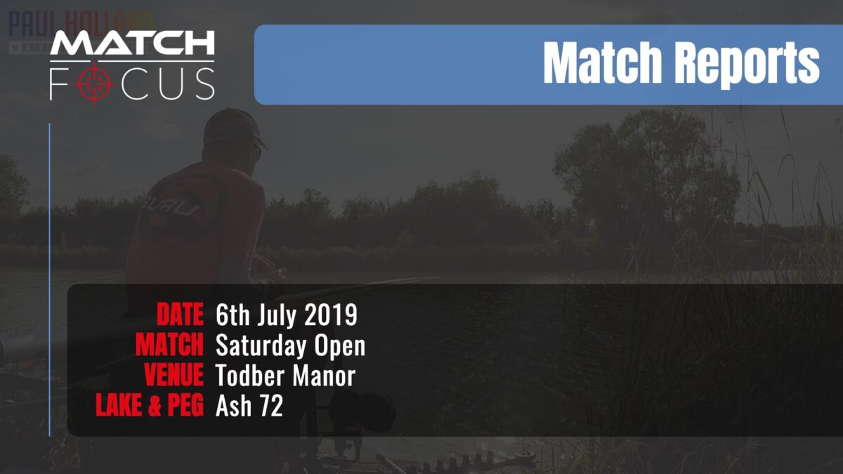 Saturday Open – 6th July 2019 Match Report