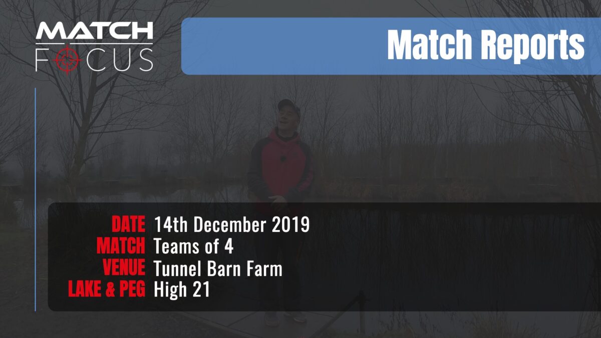 Saturday Teams 4 – 14th December 2019 Match Report