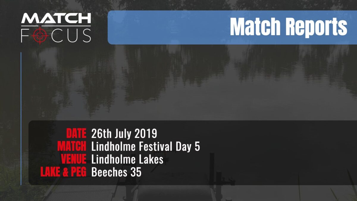 Lindholme Festival Day 5 – 26th July 2019 Match Report