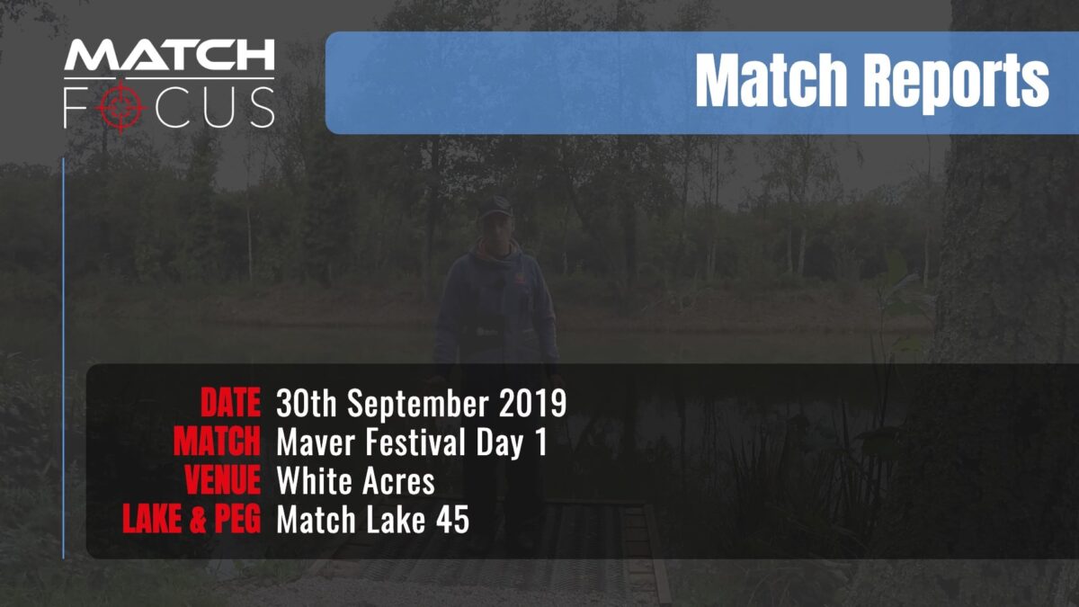 Maver Festival Day 1 – 30th September 2019 Match Report