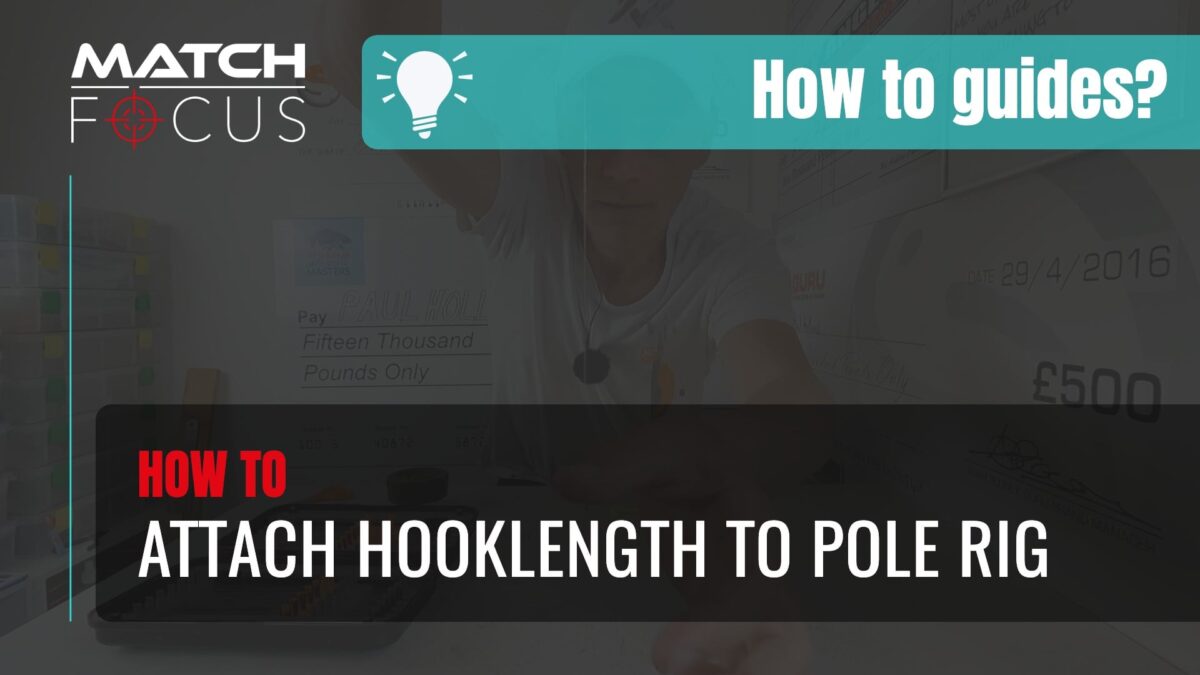 Correct way to attach your Hooklength to Pole Rig – How to Guides