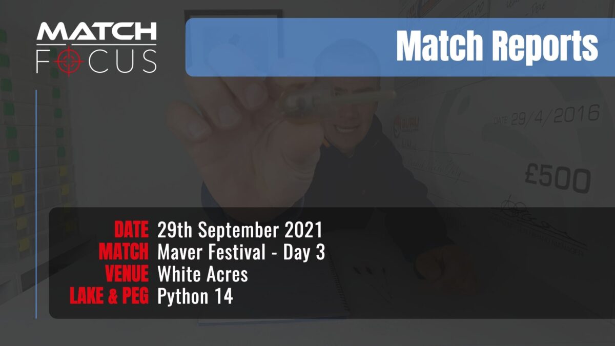 Maver Festival Day 3 – 29th September 2021 Match Report