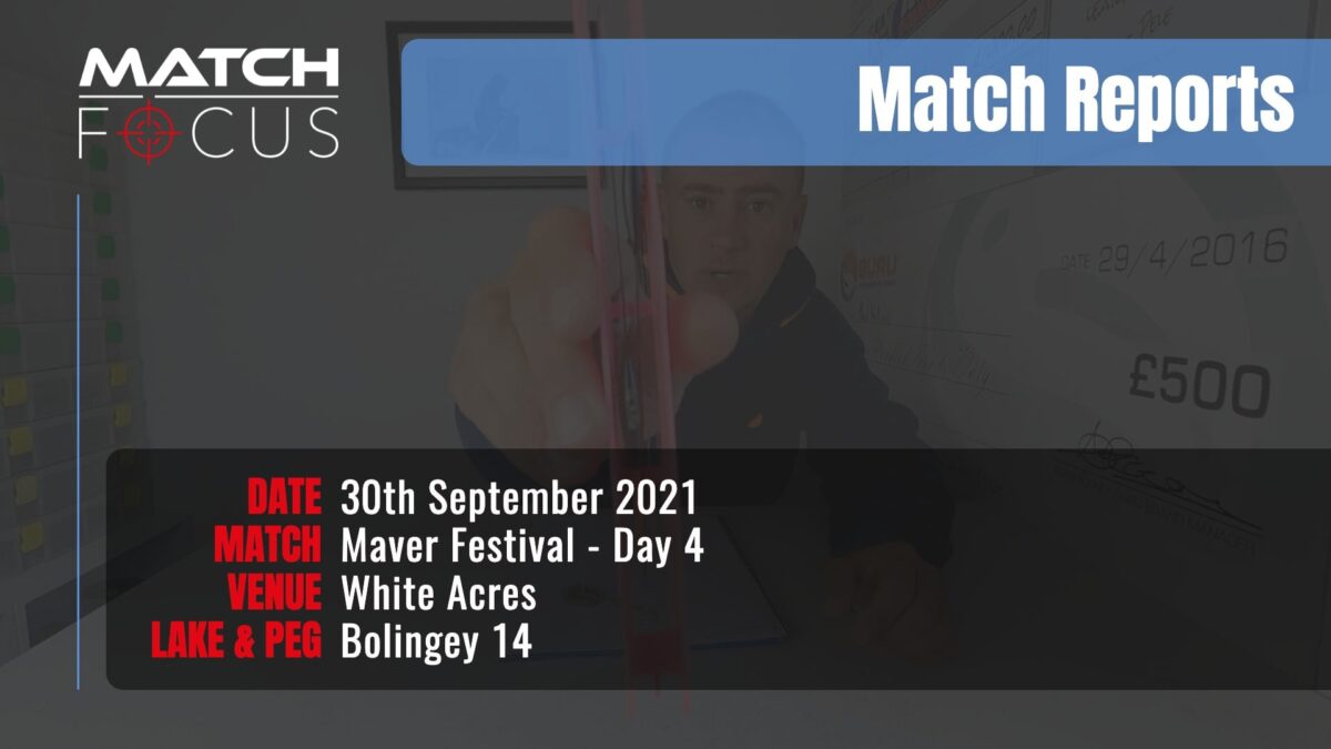 Maver Festival Day 4 – 30th September 2021 Match Report