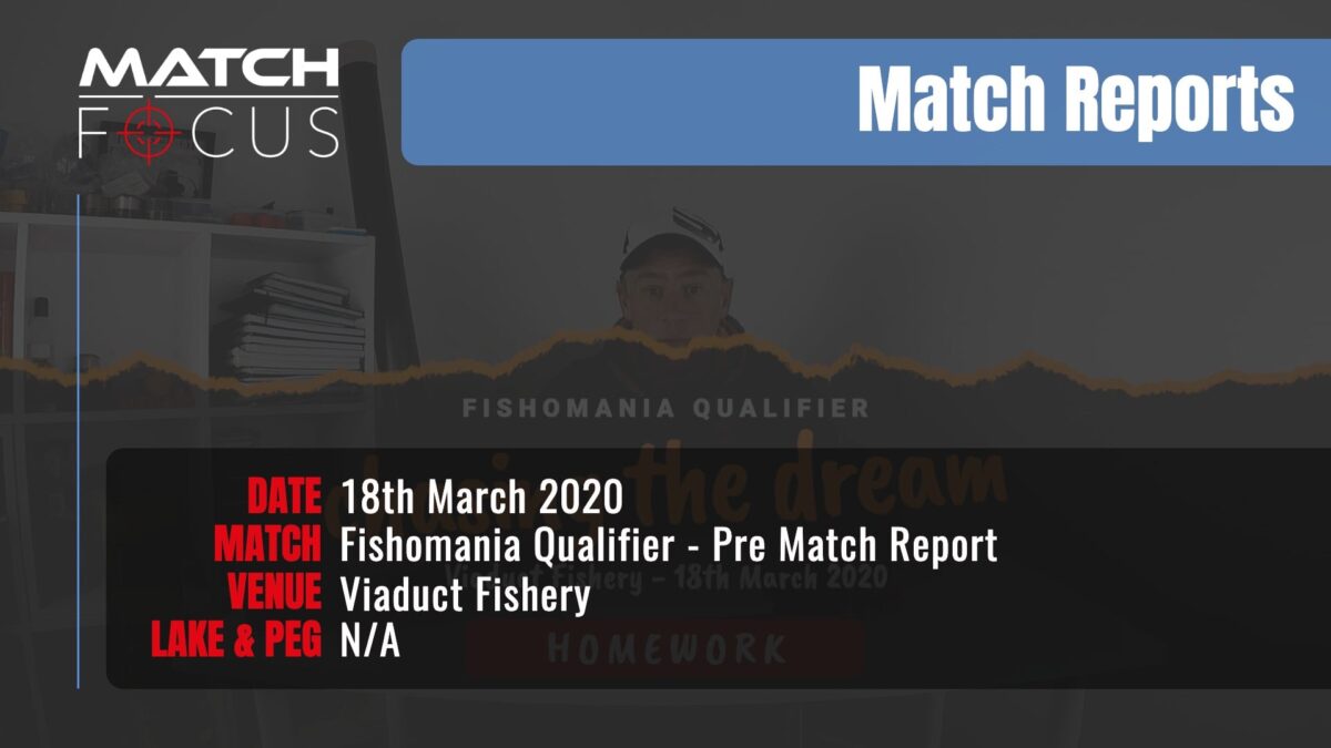 Fishomania Prematch – 18th March 2020 Match Report