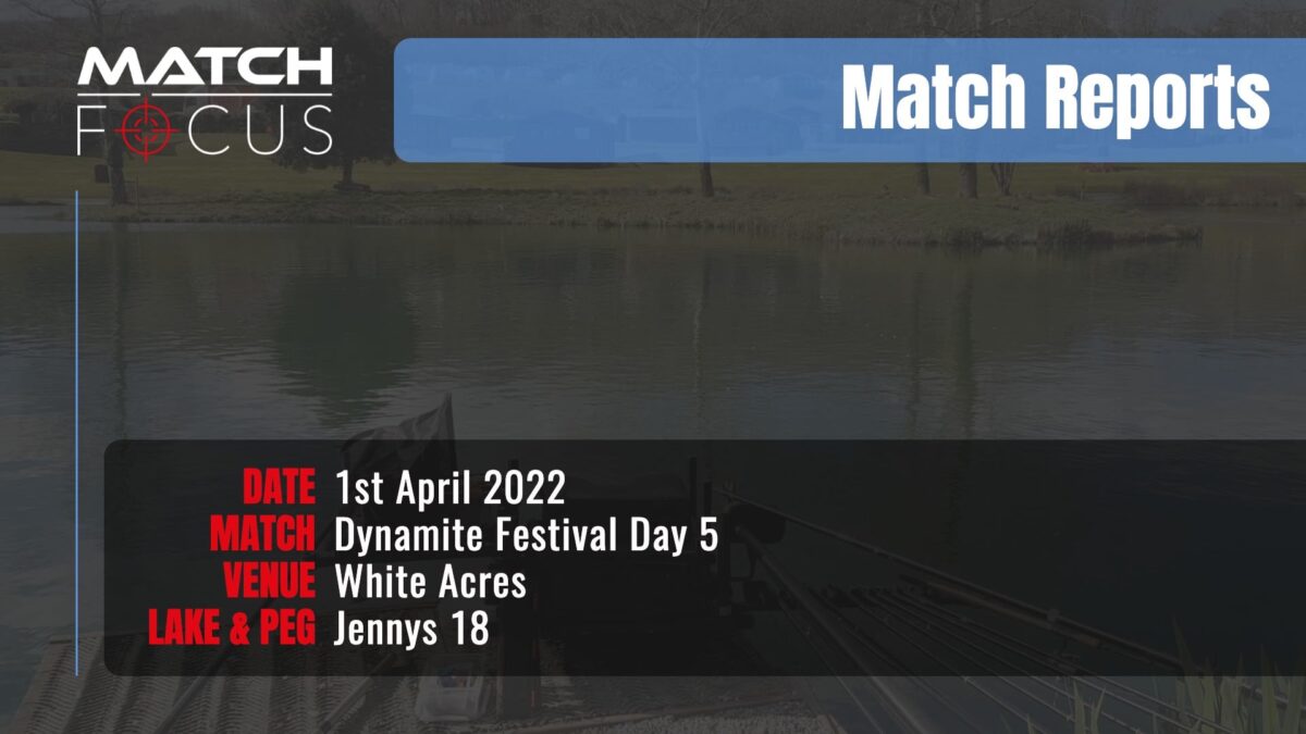 Dynamite Festival Day 5 – 1st April 2022 Match Report
