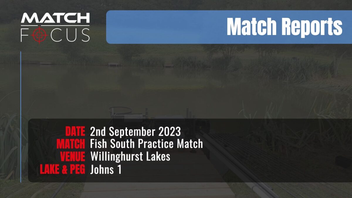 Fish South Practice Match – 2nd September 2023 Match Report