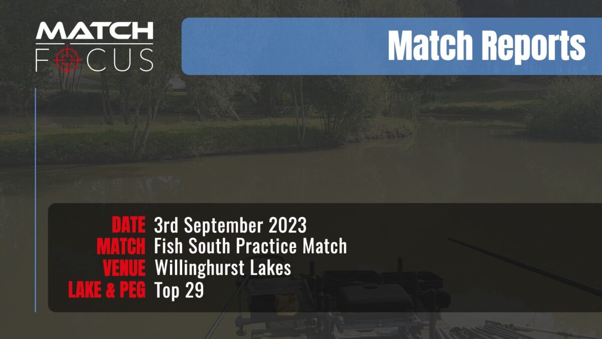 Fish South Practice Match – 3rd September 2023 Match Report