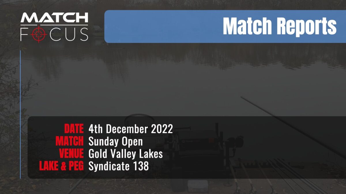 Sunday Open – 4th December 2022 Match Report