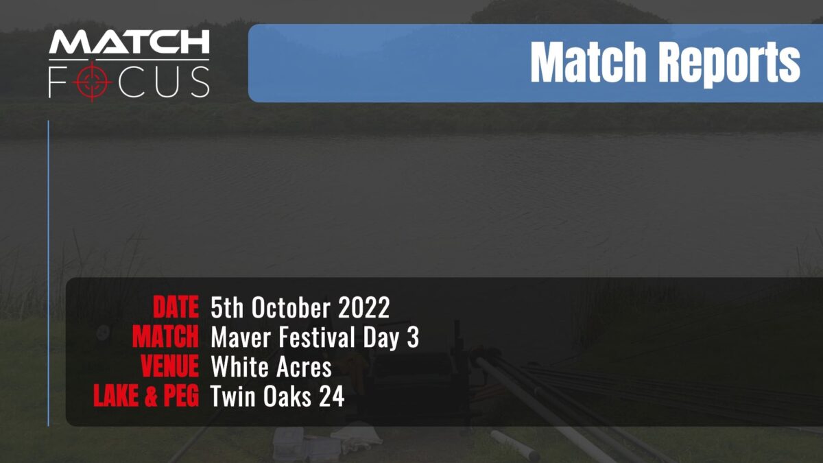 Maver Festival Day 3 – 5th October 2022 Match Report