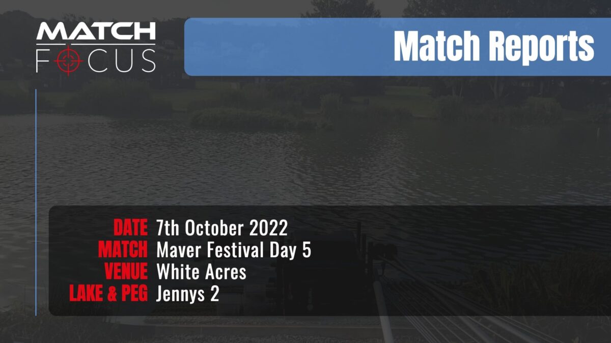 Maver Festival Day 5 – 7th October 2022 Match Report