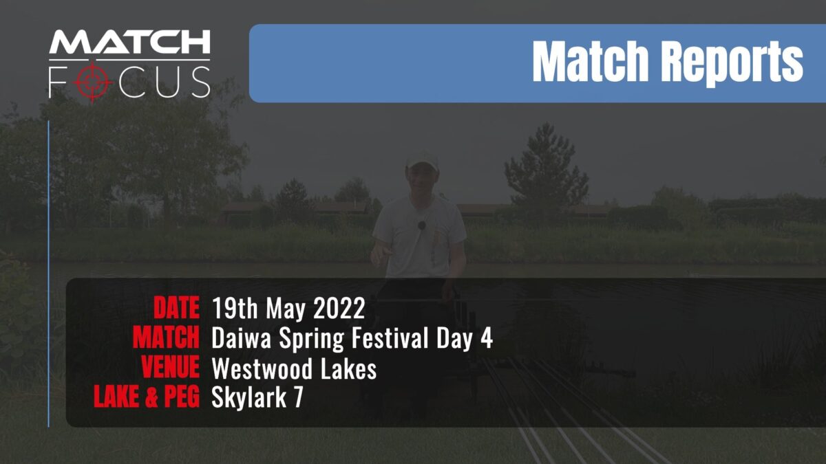 Daiwa Spring Festival Day 4 – 19th May 2022 Match Report
