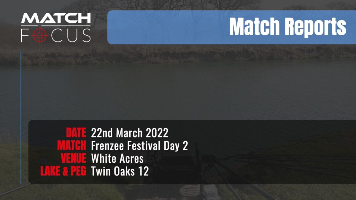 Frenzee Festival Day 2 – 22nd March 2022 Match Report