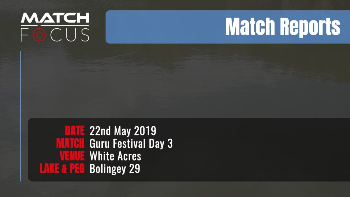 Guru Festival Day 3 – 22nd May 2019 Match Report