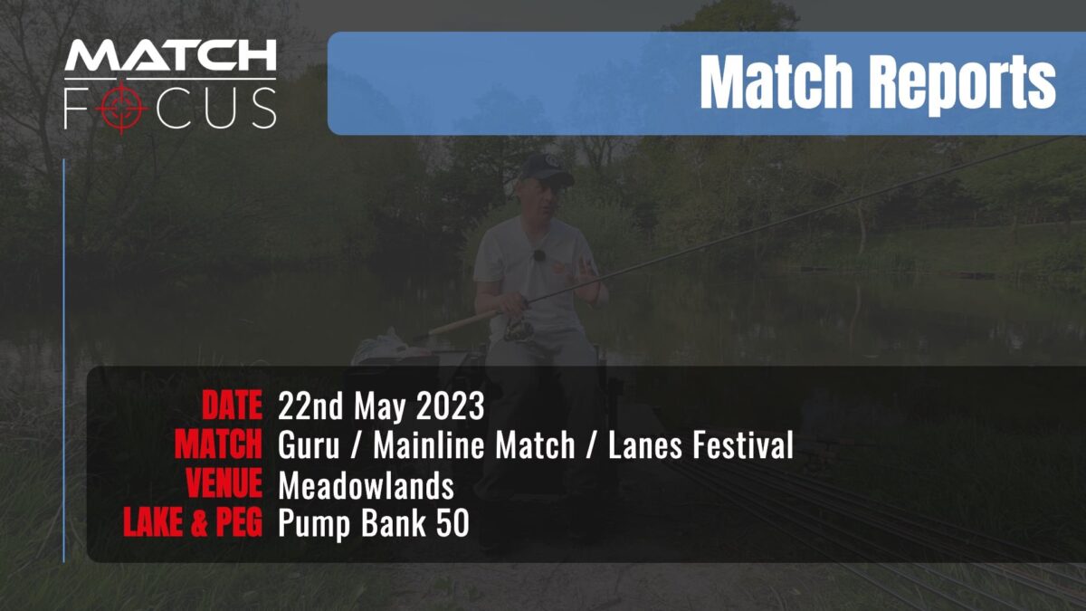 Guru / Mainline Match / Lanes Festival – 22nd May 2023 Match Report