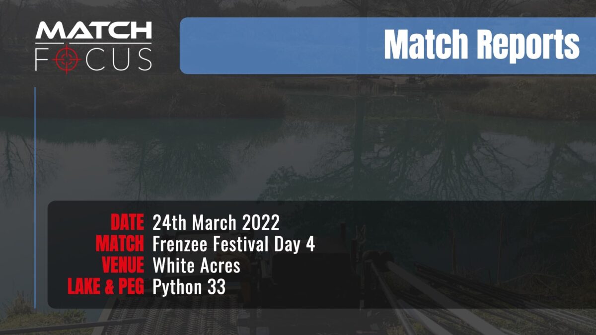 Frenzee Festival Day 4 – 24th March 2022 Match Report