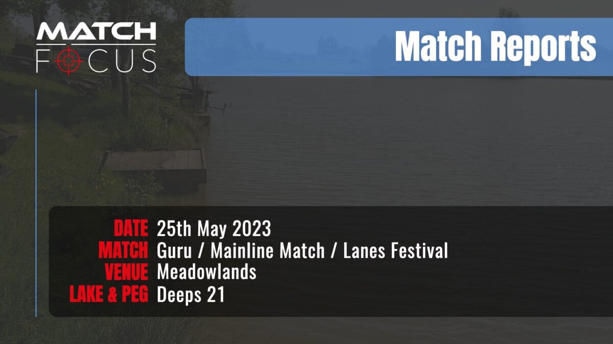 Guru / Mainline Match / Lanes Festival – 25th May 2023 Match Report