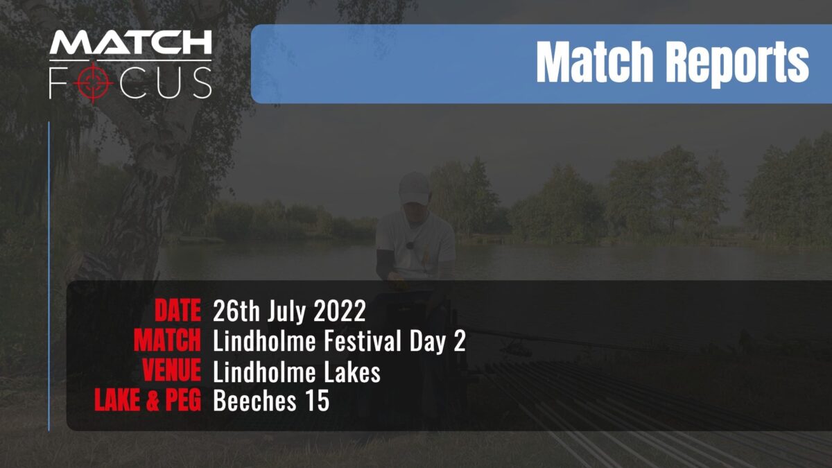 Lindholme Lakes Festival Day 2 – 26th July 2022 Match Report