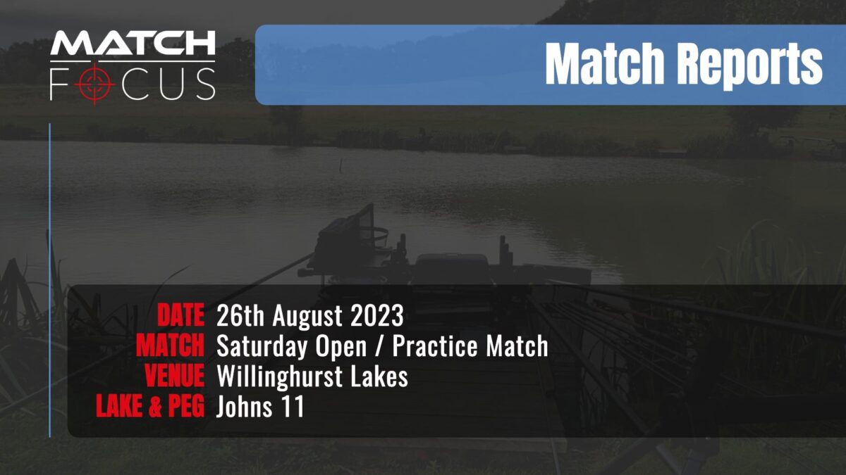 Saturday Open – 26th August 2023 Match Report