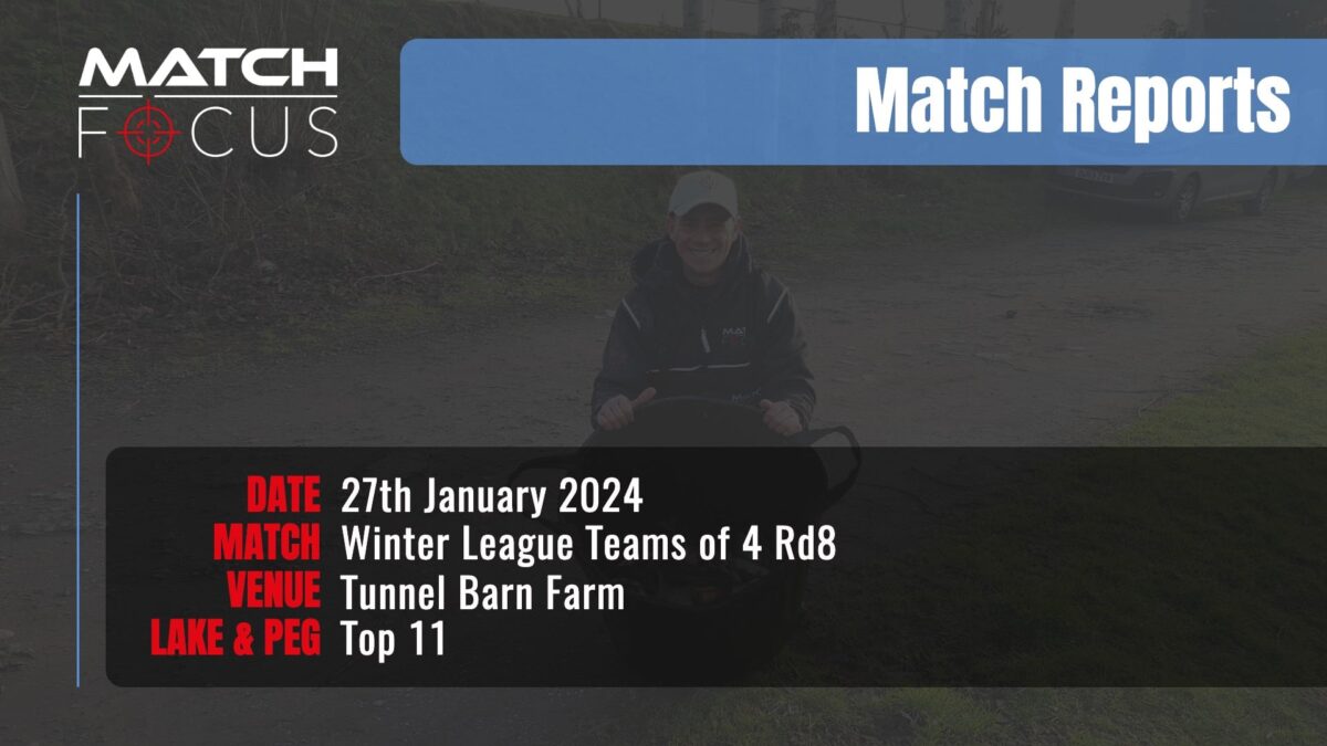 Teams Of 4 Winter League | 28th January 2024 | Tunnel Barn Farm | Match Reports