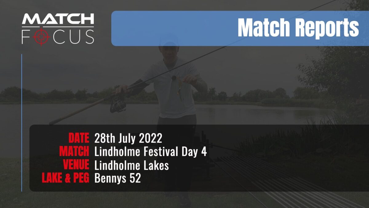 Lindholme Lakes Festival Day 4 – 28th July 2022 Match Report