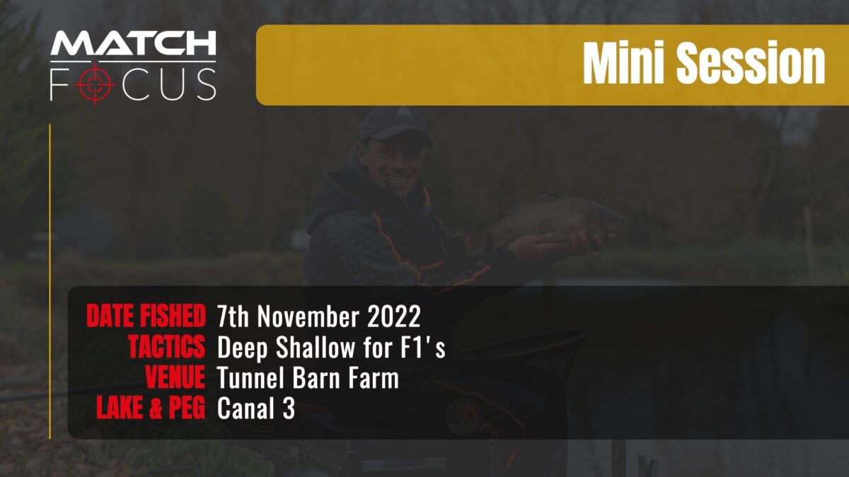 Deep Shallow For F1’s | Tunnel Barn Farm | 7th November 2022 | Mini Session