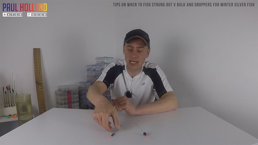 Tips on when to fish strung out v bulk and droppers for winter silver fish